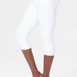 Marilyn Straight Crop Jeans In Petite - Optic White