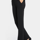 Classic Trouser Pants In Petite - Black