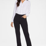 Marilyn Straight Pants In Petite - Black