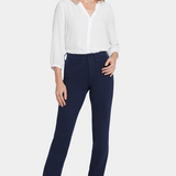 Marilyn Straight Pants In Petite - Oxford Navy