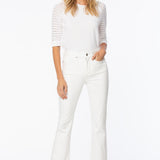 Slim Bootcut Ankle Jeans In Petite - Optic White