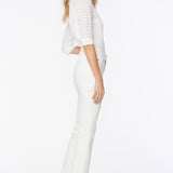 Slim Bootcut Ankle Jeans In Petite - Optic White