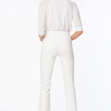 Slim Bootcut Ankle Jeans In Petite - Optic White