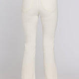 Billie Mini Bootcut Ankle Jeans In Petite - Vintage White