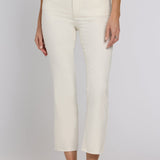 Billie Mini Bootcut Ankle Jeans In Petite - Vintage White