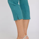 Chloe Capri Jeans In Petite - Harbor Blue