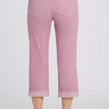 Marilyn Straight Crop Jeans In Petite - Dusky Daisy