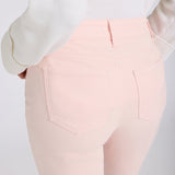 Marilyn Straight Crop Jeans In Petite - Pink Dogwood