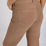 Marilyn Straight Crop Jeans In Petite - Toasted Coconut