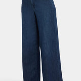Mona Wide Leg Trouser Jeans In Petite - Louvre Sapphire
