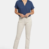 Margot Girlfriend Jeans In Petite - Feather