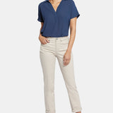 Margot Girlfriend Jeans In Petite - Feather