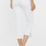Chloe Capri Jeans In Petite - Optic White