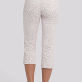 Marilyn Straight Crop Jeans In Petite - Snow Leopard