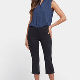 Waist-Match™ Marilyn Straight Crop Jeans In Petite - Black