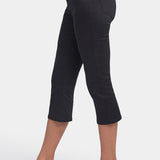 Waist-Match™ Marilyn Straight Crop Jeans In Petite - Black