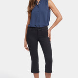 Waist-Match™ Marilyn Straight Crop Jeans In Petite - Black