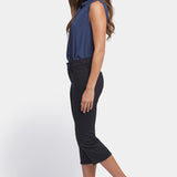 Waist-Match™ Marilyn Straight Crop Jeans In Petite - Black