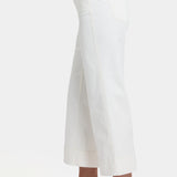 Teresa Wide Leg Ankle Jeans In Petite - Vintage White
