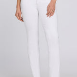 Marilyn Straight Jeans In Petite - Optic White