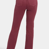 Marilyn Straight Jeans In Petite - True Burgundy