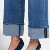 Teresa Wide Leg Jeans In Petite - Stillwater Lake