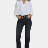 Marilyn Straight Jeans In Petite - Paris Lights
