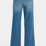 Teresa Wide Leg Jeans In Petite - Avenue Blue