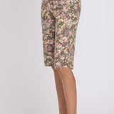 Kristie '80s Bermuda Denim Shorts In Petite - Earth Blooms