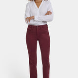 Marilyn Straight Jeans In Petite - Sienna Red