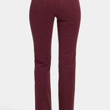 Marilyn Straight Jeans In Petite - Sienna Red