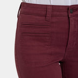 Marilyn Straight Jeans In Petite - Sienna Red