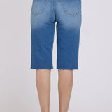 Kristie '80s Bermuda Denim Shorts In Petite - Pacifica