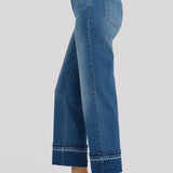 Bailey Relaxed Straight Ankle Jeans In Petite - Sun Soak