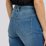 Bailey Relaxed Straight Ankle Jeans In Petite - Sun Soak