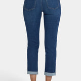 Margot Girlfriend Jeans In Petite - Vintage Lapis