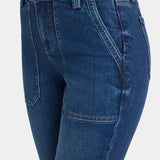 Margot Girlfriend Jeans In Petite - Vintage Lapis