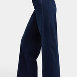Teresa Wide Leg Jeans In Petite - Ink Skyline