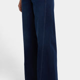 Teresa Wide Leg Jeans In Petite - Ink Skyline