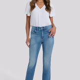 Marilyn Straight Ankle Jeans In Petite - Port Sea