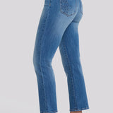 Marilyn Straight Ankle Jeans In Petite - Pacifica