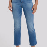 Marilyn Straight Ankle Jeans In Petite - Pacifica