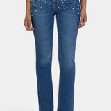 Marilyn Straight Jeans In Petite - Lake Notre-Dame