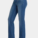 Marilyn Straight Jeans In Petite - Romantic Indigo