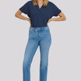 Marilyn Straight Jeans In Petite - Vista Lakes