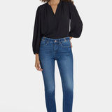 Sheri Slim Jeans In Petite - Cool Marine