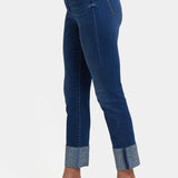 Sheri Slim Ankle Jeans In Petite - Vintage Lapis