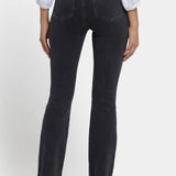 Billie Mini Bootcut Jeans In Petite - Slate Stone