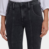 Billie Mini Bootcut Jeans In Petite - Slate Stone