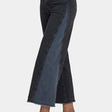 Teresa Wide Leg Jeans In Petite - Street Shade